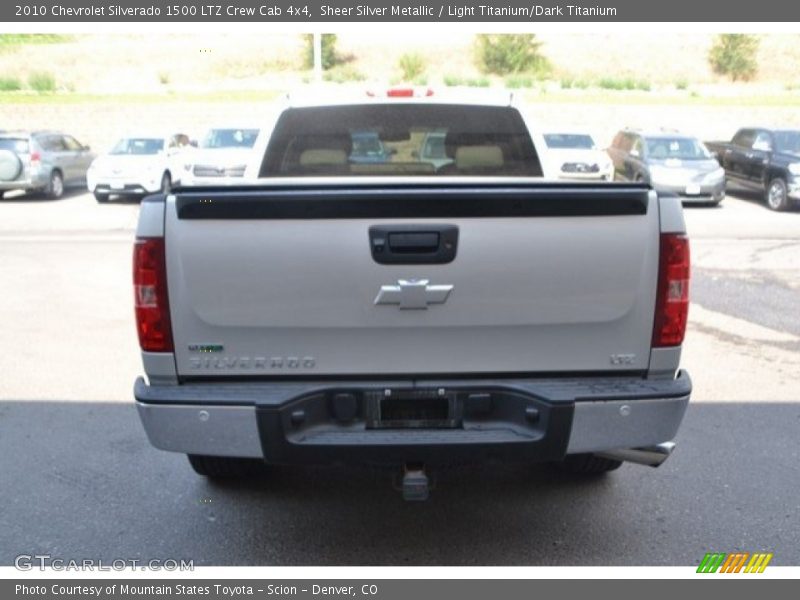Sheer Silver Metallic / Light Titanium/Dark Titanium 2010 Chevrolet Silverado 1500 LTZ Crew Cab 4x4