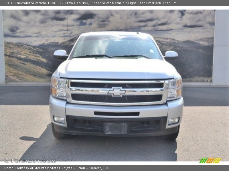 Sheer Silver Metallic / Light Titanium/Dark Titanium 2010 Chevrolet Silverado 1500 LTZ Crew Cab 4x4