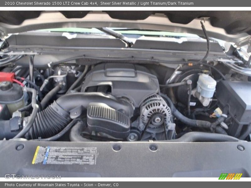 Sheer Silver Metallic / Light Titanium/Dark Titanium 2010 Chevrolet Silverado 1500 LTZ Crew Cab 4x4