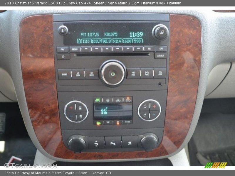 Sheer Silver Metallic / Light Titanium/Dark Titanium 2010 Chevrolet Silverado 1500 LTZ Crew Cab 4x4