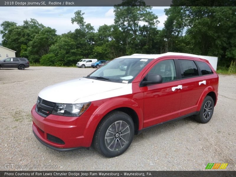 Redline / Black 2018 Dodge Journey SE