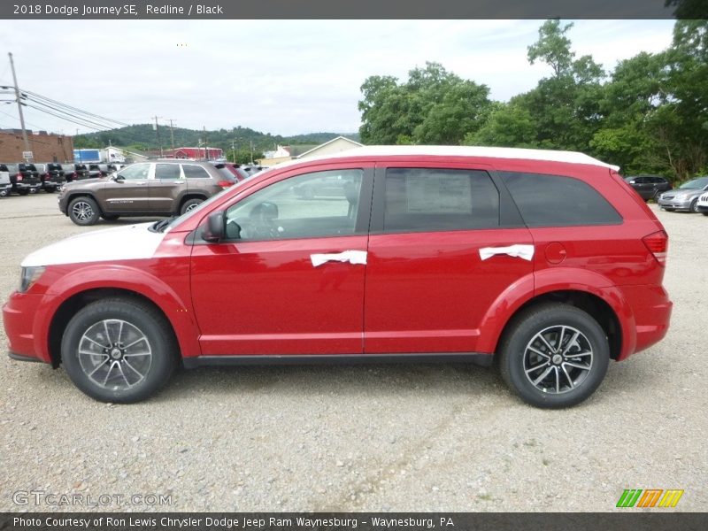 Redline / Black 2018 Dodge Journey SE