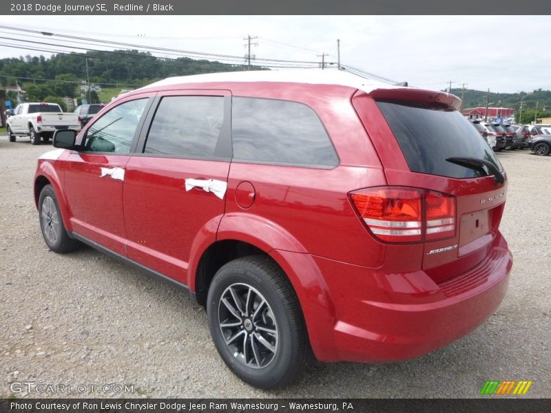 Redline / Black 2018 Dodge Journey SE