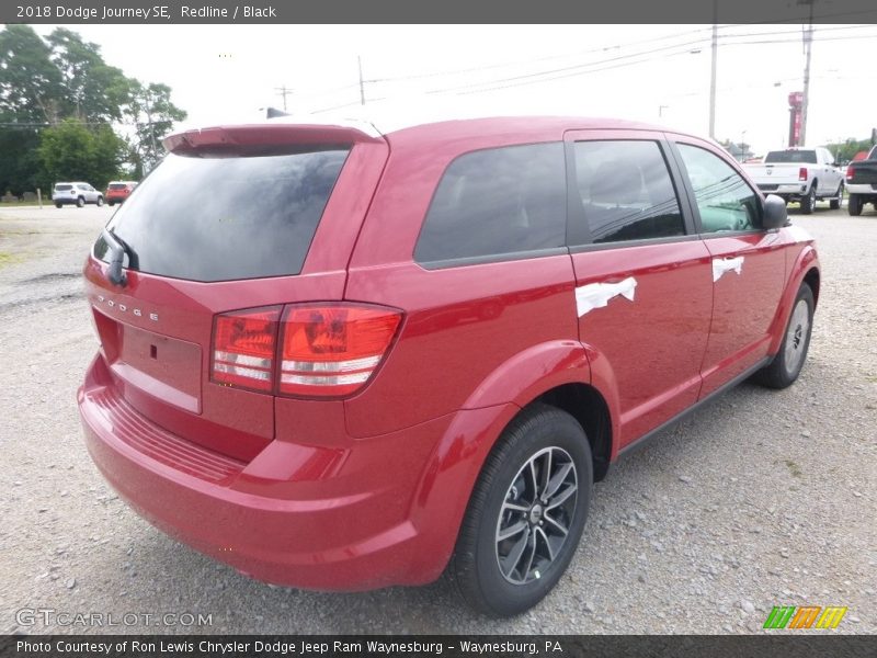 Redline / Black 2018 Dodge Journey SE
