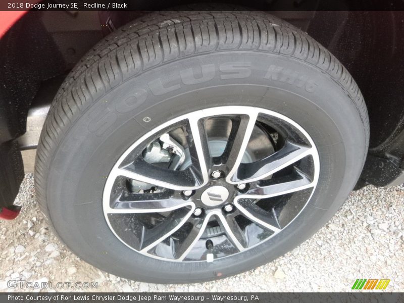 Redline / Black 2018 Dodge Journey SE
