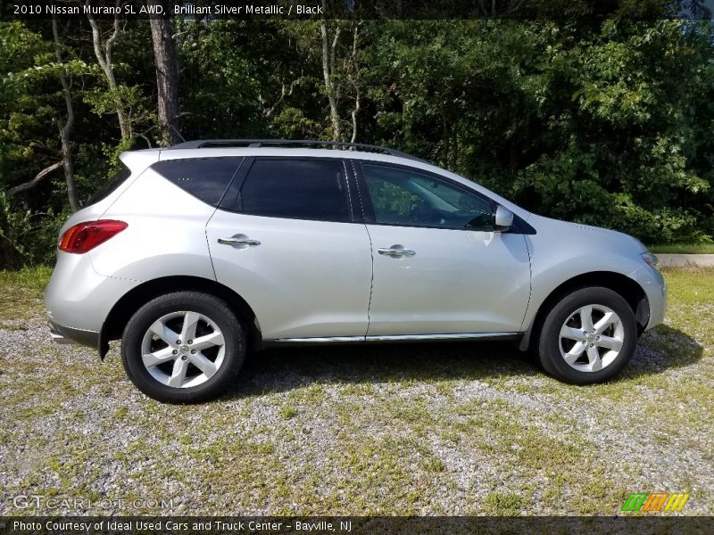 Brilliant Silver Metallic / Black 2010 Nissan Murano SL AWD