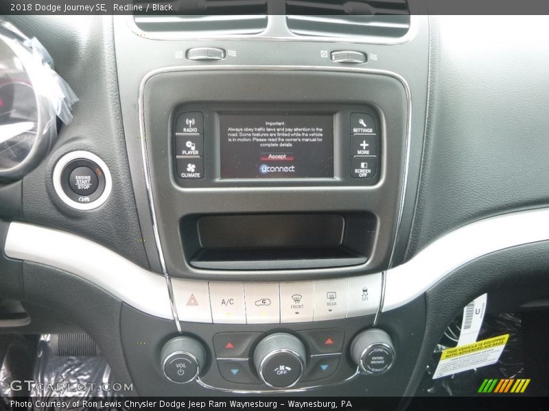 Redline / Black 2018 Dodge Journey SE