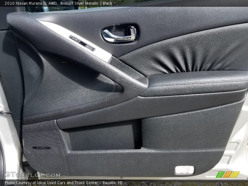 Brilliant Silver Metallic / Black 2010 Nissan Murano SL AWD