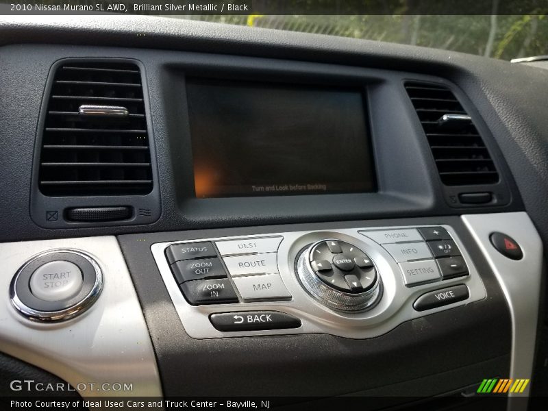 Brilliant Silver Metallic / Black 2010 Nissan Murano SL AWD