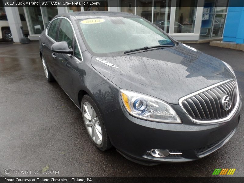 Cyber Gray Metallic / Ebony 2013 Buick Verano FWD