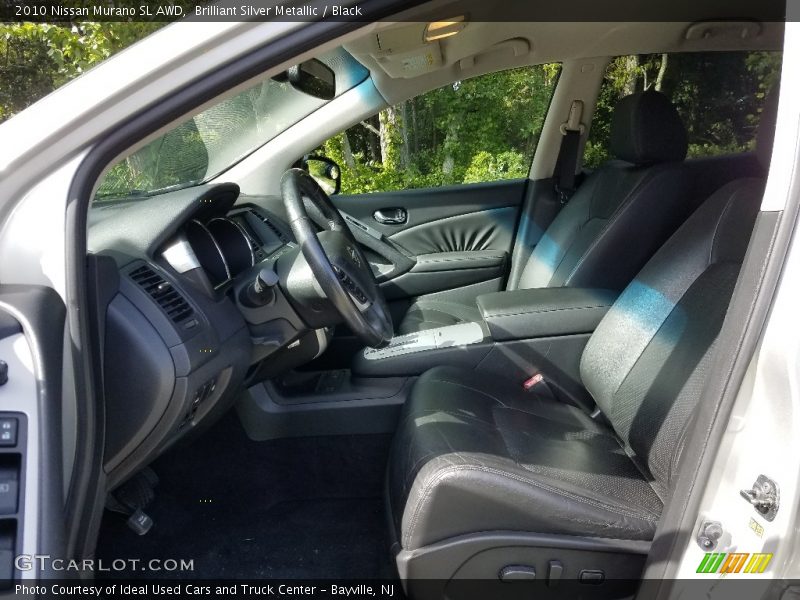 Brilliant Silver Metallic / Black 2010 Nissan Murano SL AWD