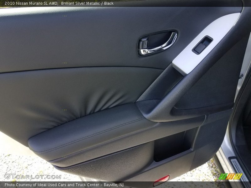 Brilliant Silver Metallic / Black 2010 Nissan Murano SL AWD