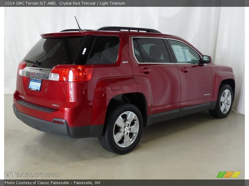 Crystal Red Tintcoat / Light Titanium 2014 GMC Terrain SLT AWD