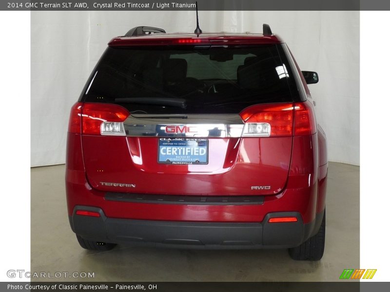 Crystal Red Tintcoat / Light Titanium 2014 GMC Terrain SLT AWD