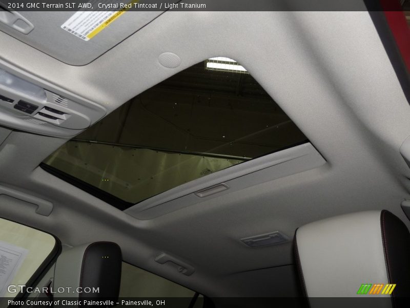 Crystal Red Tintcoat / Light Titanium 2014 GMC Terrain SLT AWD