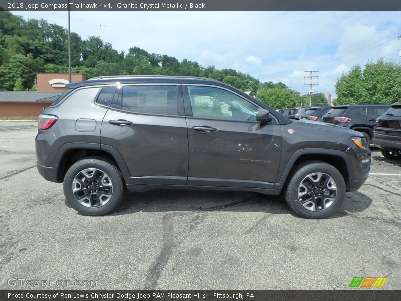 Granite Crystal Metallic / Black 2018 Jeep Compass Trailhawk 4x4