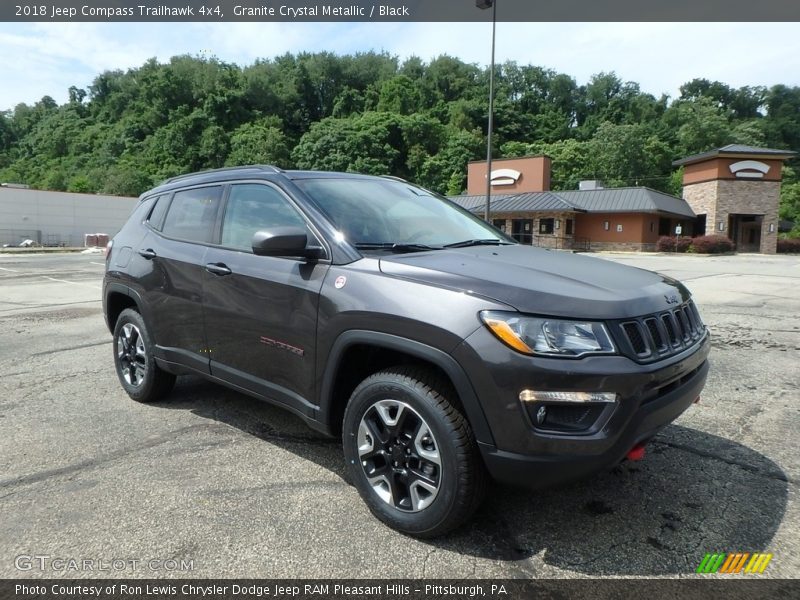 Granite Crystal Metallic / Black 2018 Jeep Compass Trailhawk 4x4