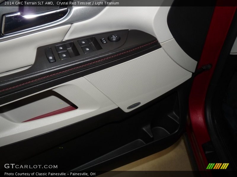 Crystal Red Tintcoat / Light Titanium 2014 GMC Terrain SLT AWD