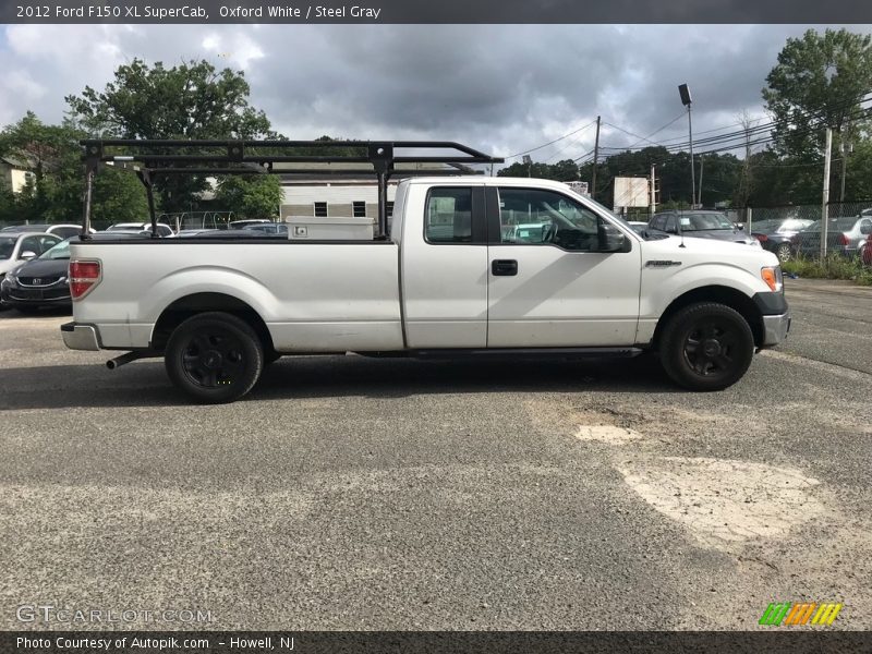 Oxford White / Steel Gray 2012 Ford F150 XL SuperCab