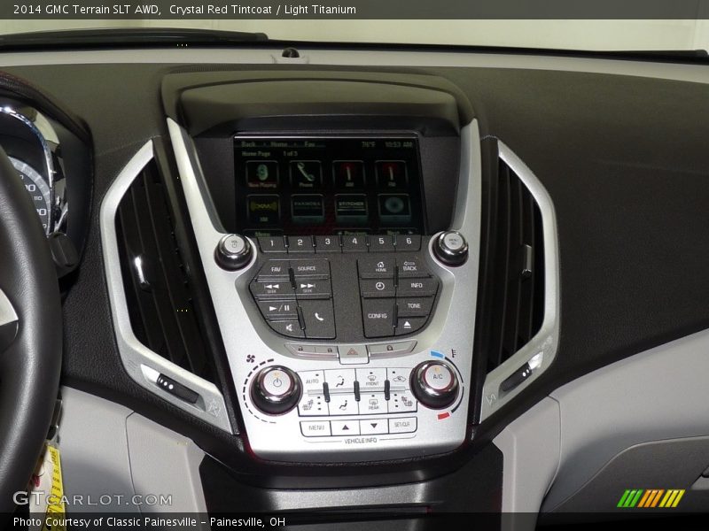 Crystal Red Tintcoat / Light Titanium 2014 GMC Terrain SLT AWD