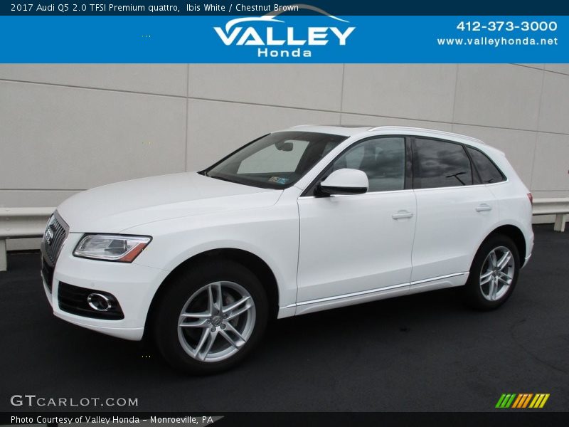 Ibis White / Chestnut Brown 2017 Audi Q5 2.0 TFSI Premium quattro