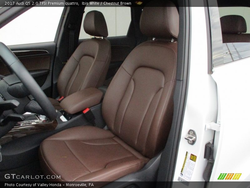 Ibis White / Chestnut Brown 2017 Audi Q5 2.0 TFSI Premium quattro