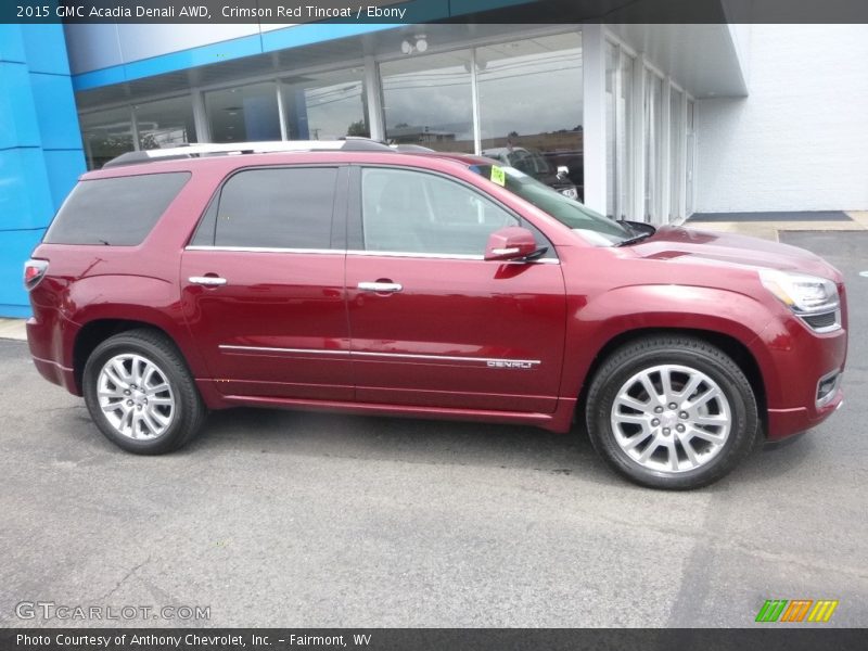 Crimson Red Tincoat / Ebony 2015 GMC Acadia Denali AWD
