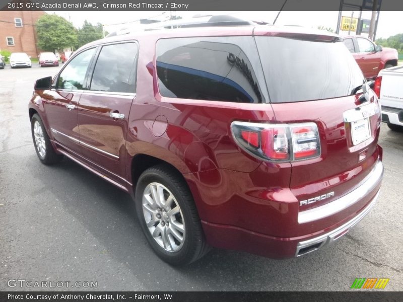 Crimson Red Tincoat / Ebony 2015 GMC Acadia Denali AWD