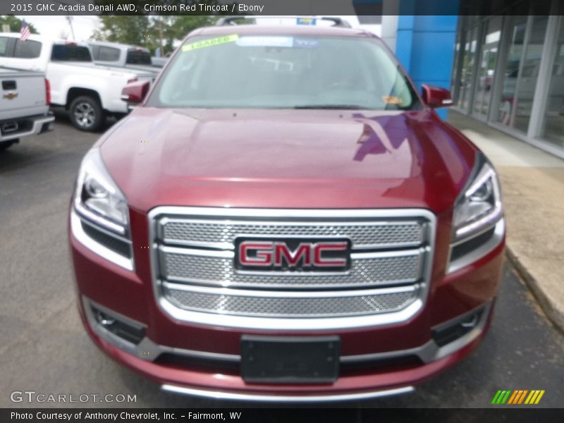 Crimson Red Tincoat / Ebony 2015 GMC Acadia Denali AWD