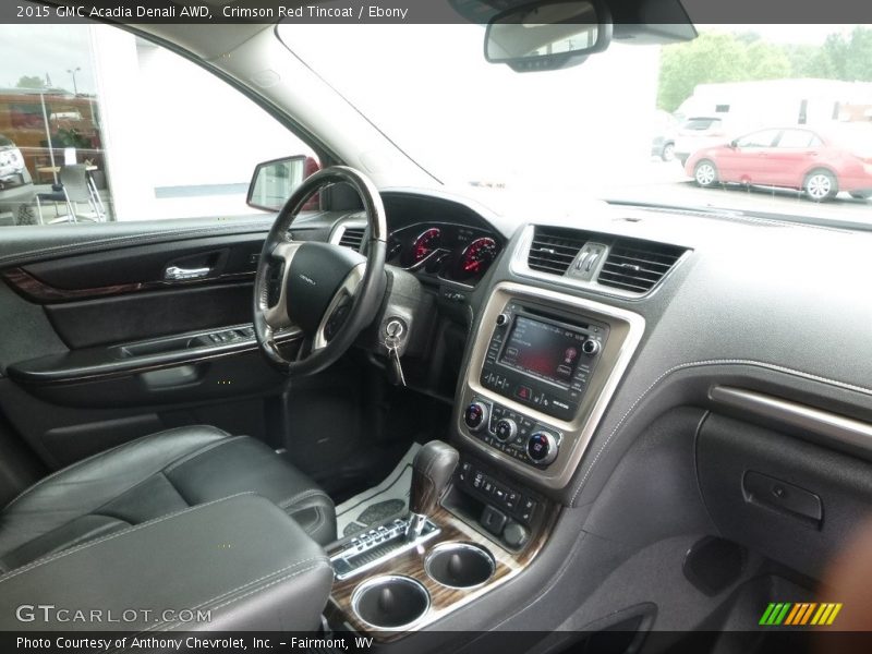 Crimson Red Tincoat / Ebony 2015 GMC Acadia Denali AWD
