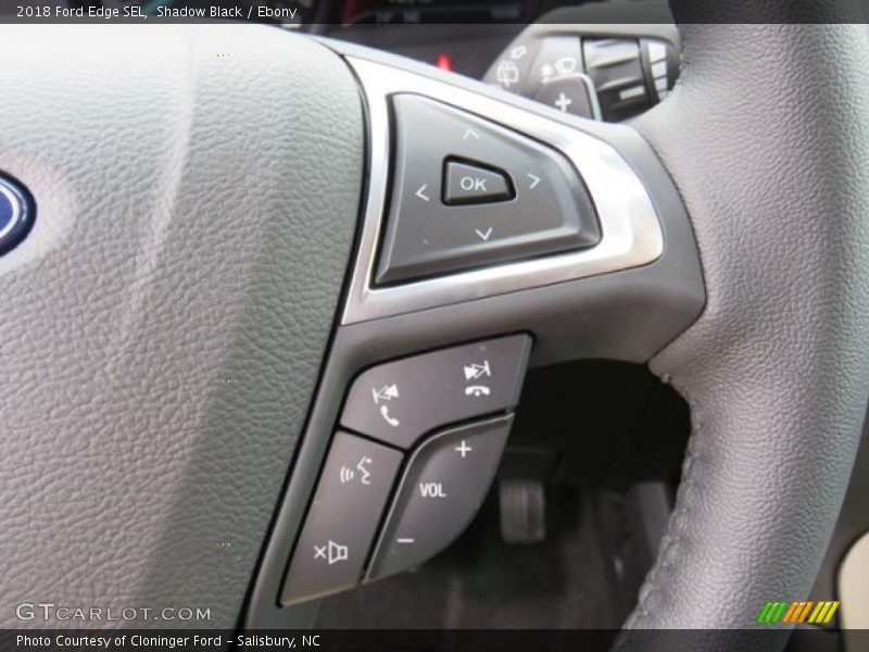 Shadow Black / Ebony 2018 Ford Edge SEL