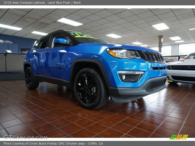 Laser Blue Pearl / Black 2018 Jeep Compass Latitude