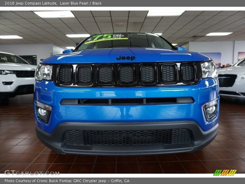 Laser Blue Pearl / Black 2018 Jeep Compass Latitude