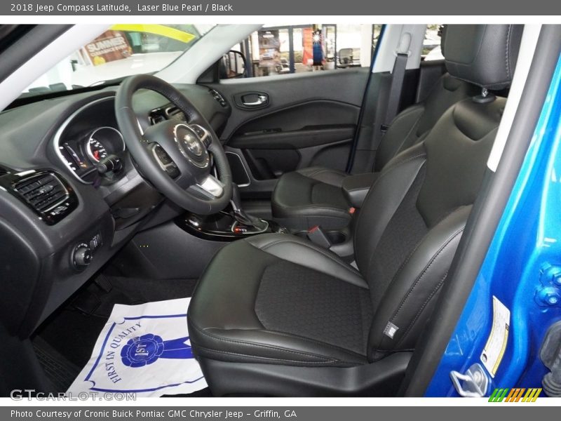 Laser Blue Pearl / Black 2018 Jeep Compass Latitude