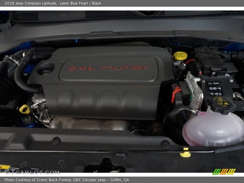 Laser Blue Pearl / Black 2018 Jeep Compass Latitude