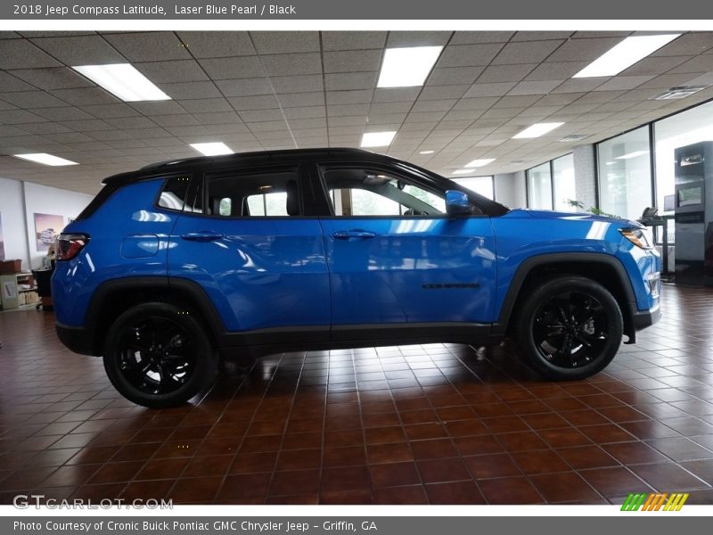 Laser Blue Pearl / Black 2018 Jeep Compass Latitude