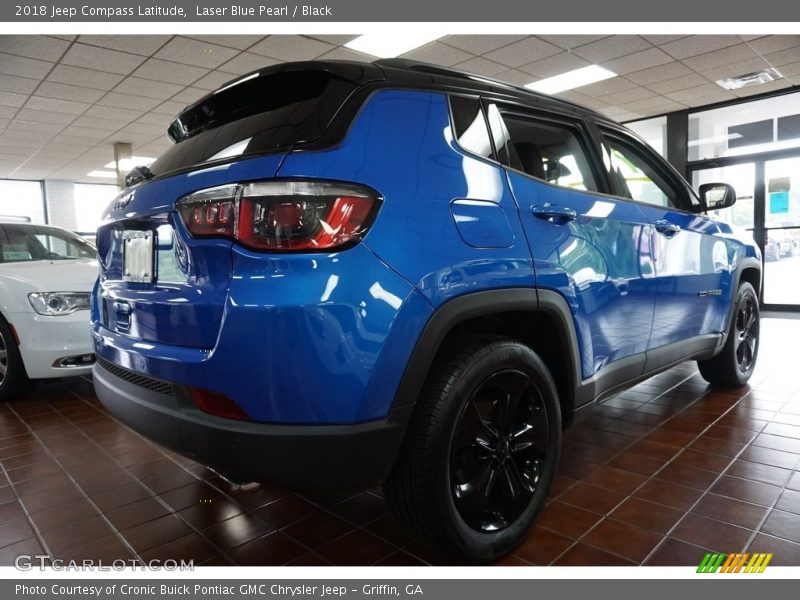 Laser Blue Pearl / Black 2018 Jeep Compass Latitude