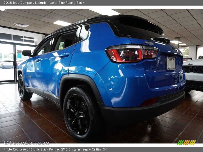 Laser Blue Pearl / Black 2018 Jeep Compass Latitude
