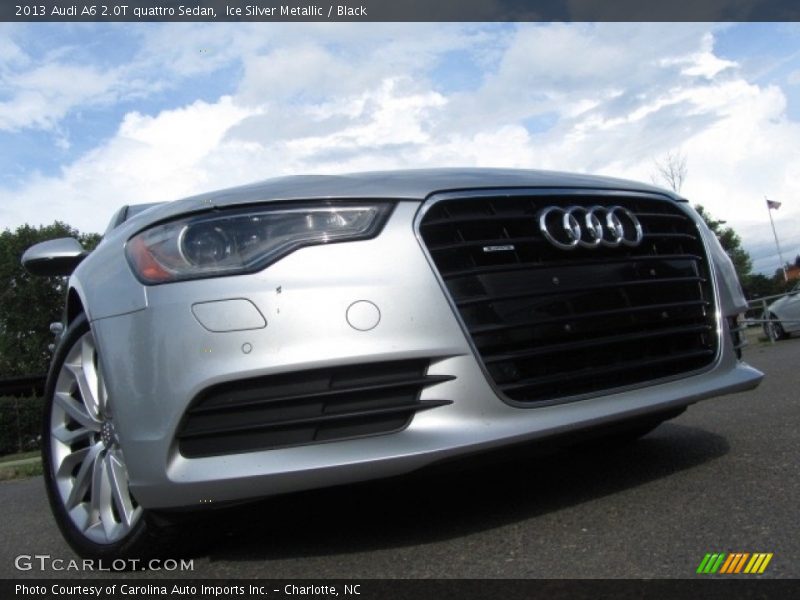 Ice Silver Metallic / Black 2013 Audi A6 2.0T quattro Sedan