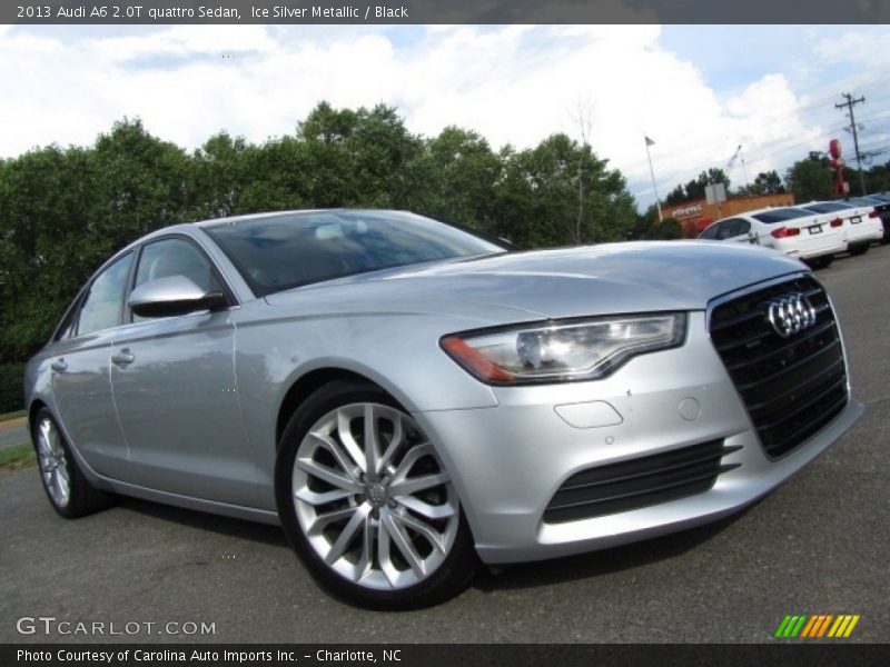 Ice Silver Metallic / Black 2013 Audi A6 2.0T quattro Sedan