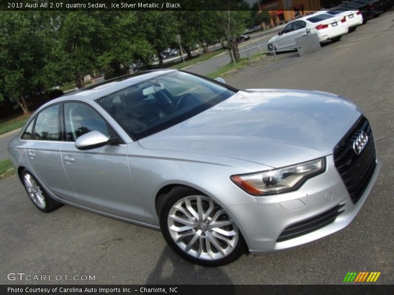 Ice Silver Metallic / Black 2013 Audi A6 2.0T quattro Sedan