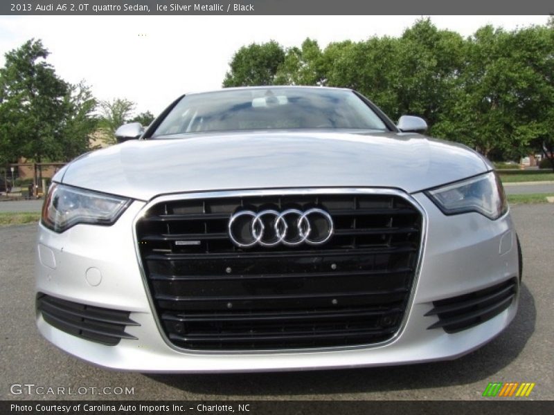 Ice Silver Metallic / Black 2013 Audi A6 2.0T quattro Sedan