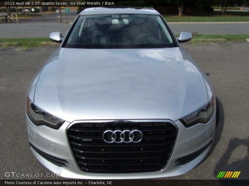 Ice Silver Metallic / Black 2013 Audi A6 2.0T quattro Sedan