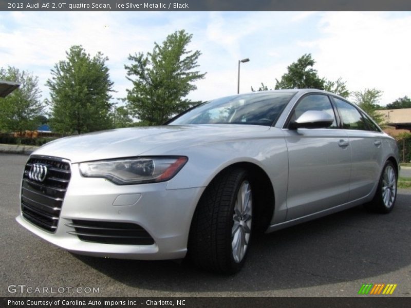 Ice Silver Metallic / Black 2013 Audi A6 2.0T quattro Sedan
