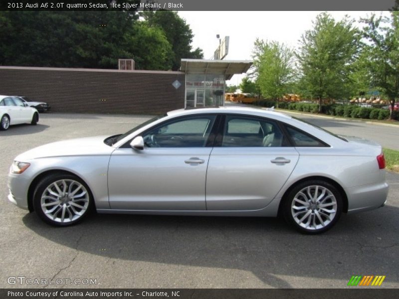 Ice Silver Metallic / Black 2013 Audi A6 2.0T quattro Sedan
