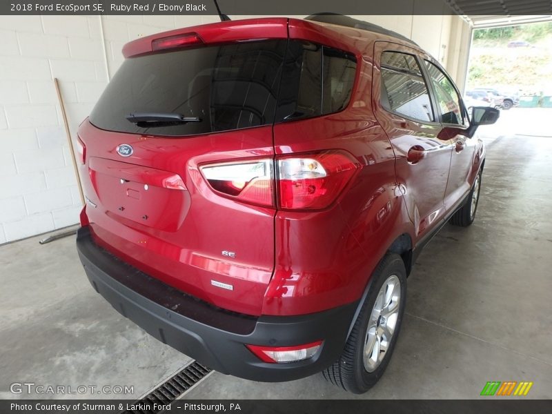 Ruby Red / Ebony Black 2018 Ford EcoSport SE