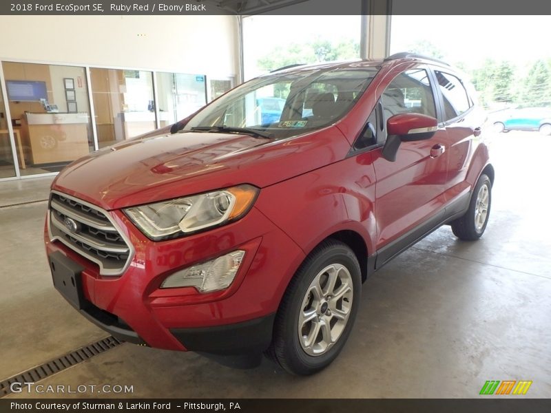 Ruby Red / Ebony Black 2018 Ford EcoSport SE