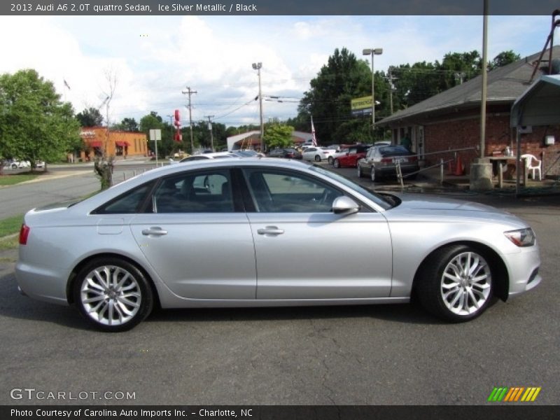 Ice Silver Metallic / Black 2013 Audi A6 2.0T quattro Sedan