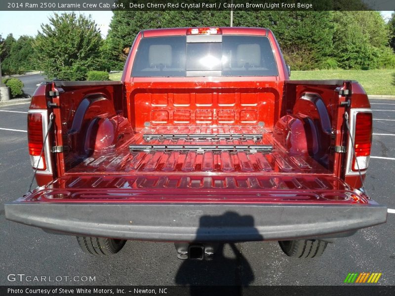 Deep Cherry Red Crystal Pearl / Canyon Brown/Light Frost Beige 2014 Ram 2500 Laramie Crew Cab 4x4