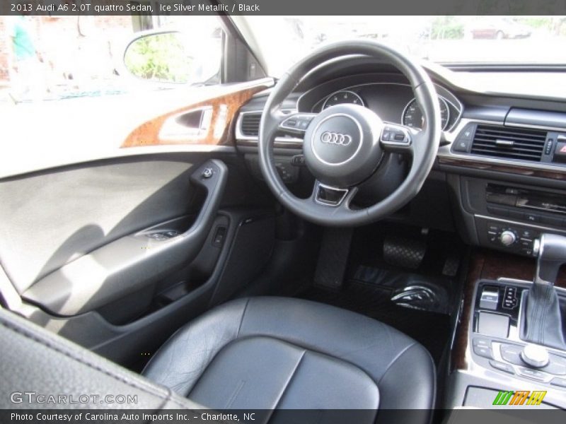 Ice Silver Metallic / Black 2013 Audi A6 2.0T quattro Sedan